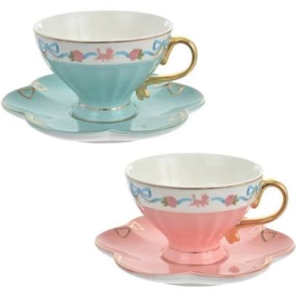 Disney Ann Shen The Aristocats Marie Teapot & 2 Teacups Tea Set D23 Expo NEW - Picture 3 of 5